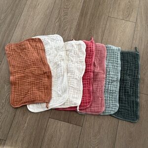 Baby burp clothes muslin